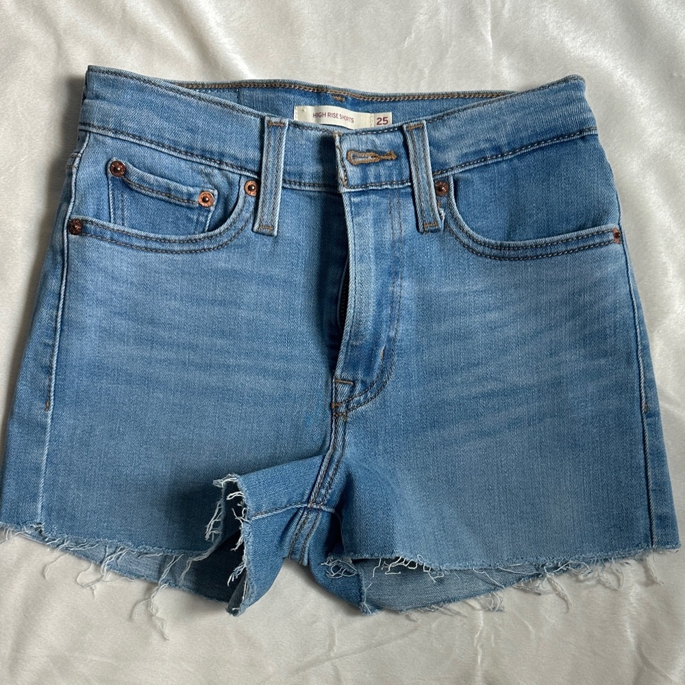 Levi's Blue Jean Shorts for Women